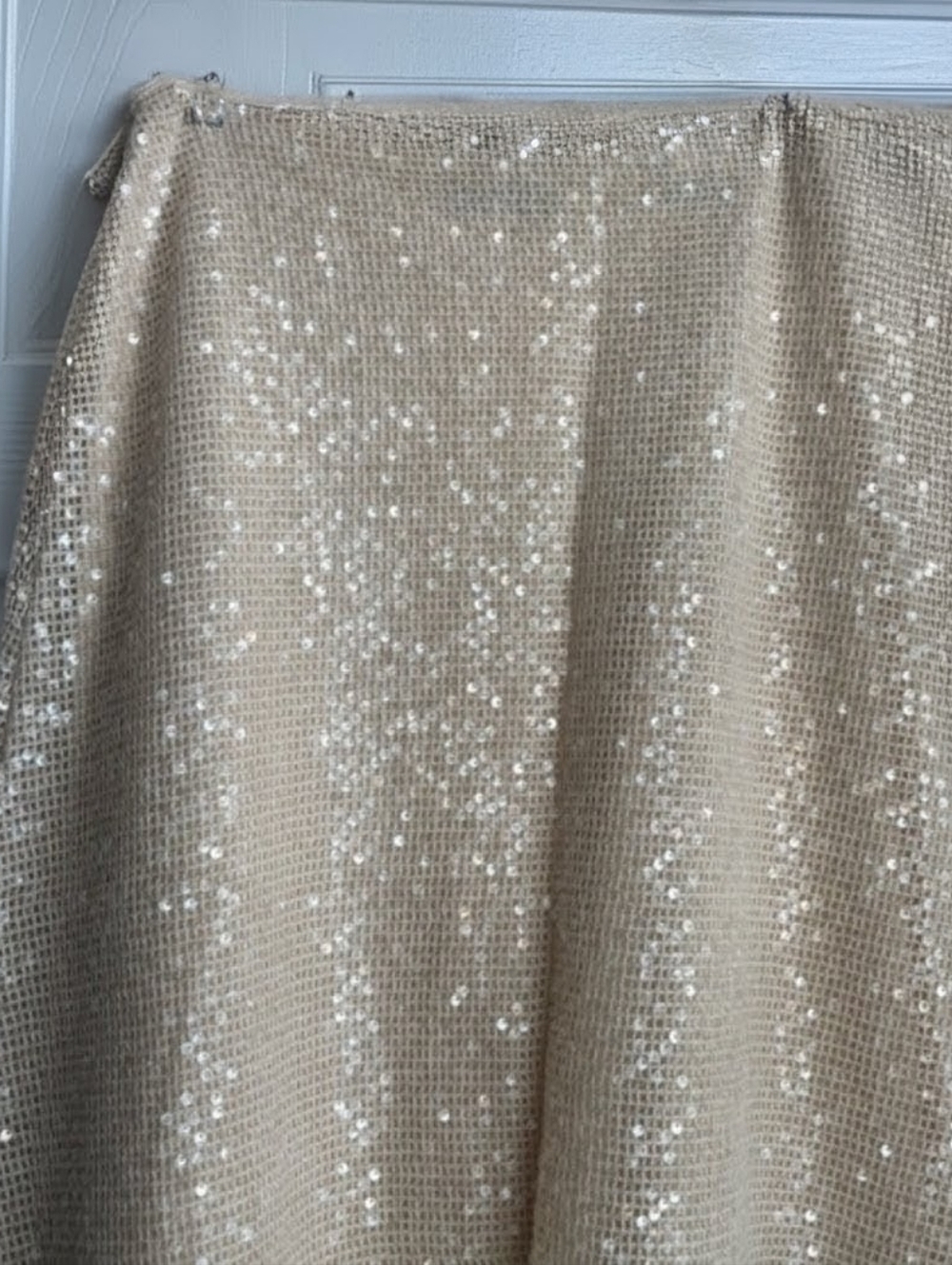 Simply Vera Vera Wang Ivory Sequin A-Line Skirt - Picture 12 of 15